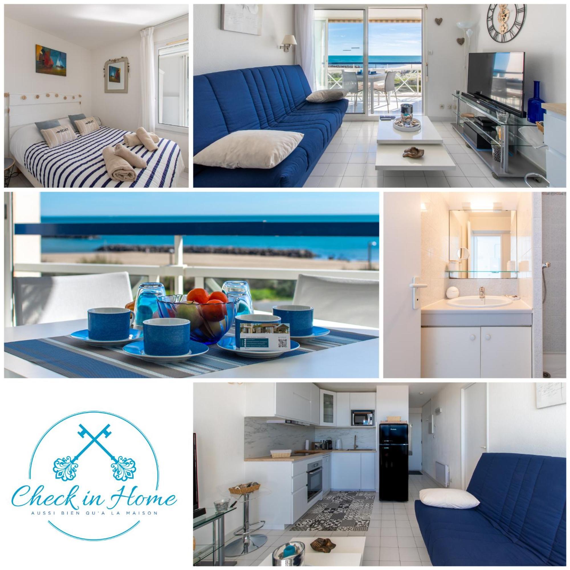 L'Evasion Bleue * Wifi * Bord De Mer * Piscine * Agde Ngoại thất bức ảnh